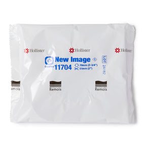 Hollister New Image CeraPlus Two-Piece Skin Barrier, Convex Light, Cut-to-Fit, 70 mm Flange