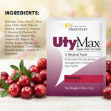 UtyMax Urinary Health Supplement Powder, Cranberry, 5 g