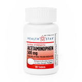 Geri-Care Health Star Extra Strength Acetaminophen Tablets, 500 mg - 50 count - LL Medico