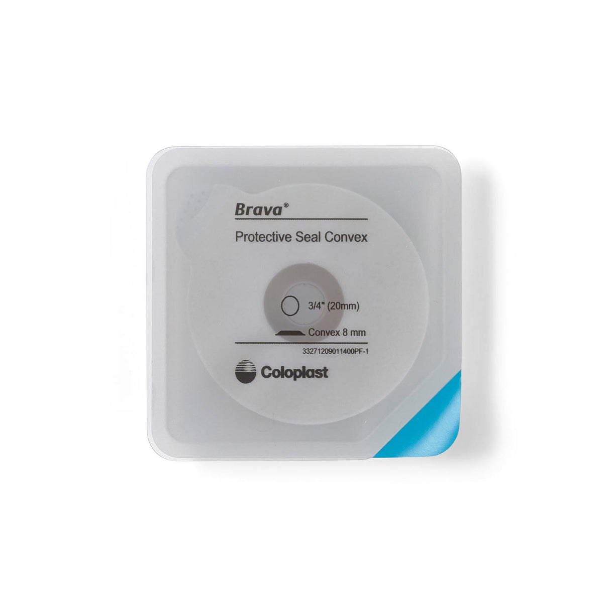 Coloplast Brava Protective Seal, Convex, 3/4 Inch (20mm) Starter Hole