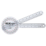 Baseline Plastic Goniometer, Transparent, 360 Degree, 12"