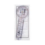Baseline Plastic Goniometer, 360 Degree, 6"