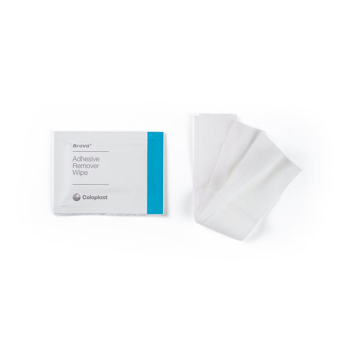 Coloplast Brava Adhesive Remover Wipes, Alcohol-Free, No-Sting Formula, 6 x 4.5 Inch