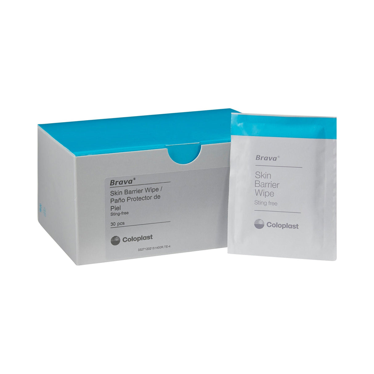 Coloplast Brava Sting-Free Skin Barrier Wipes, 2.75 x 4 Inch