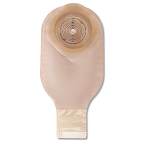 Hollister CeraPlus One-Piece Drainable Pouch, Soft Convex, Pre-Cut Up to 2 1/8", Beige, 12", with Filter, Box of 5 - 8195111 - LL Medico