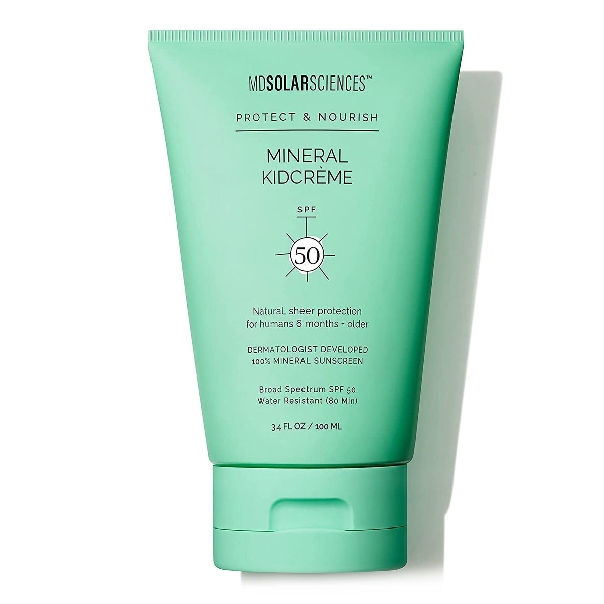 MDSolarSciences Mineral KidCrème SPF 50 Sunscreen Cream, Unscented, 3.4 oz - 138001 - LL Medico