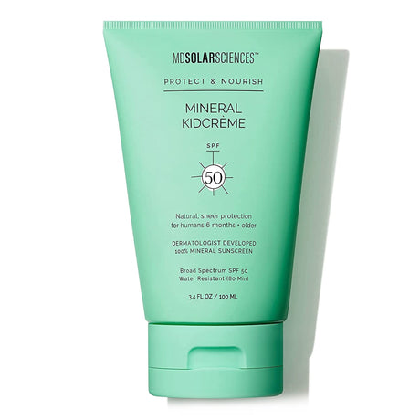 MDSolarSciences Mineral KidCrème SPF 50 Sunscreen Cream, Unscented, 3.4 oz - 138001 - LL Medico