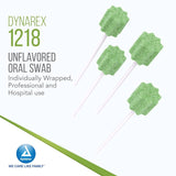 Dynarex Unflavored Oral Swabs, Individually Wrapped, Box of 250