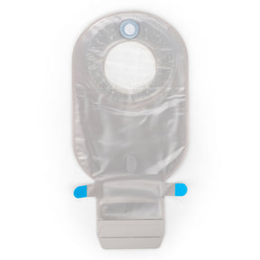 Coloplast SenSura Mio Flex EasiClose Two-Piece Ostomy Pouch, Maxi Drainable, Transparent, 11", Box of 10