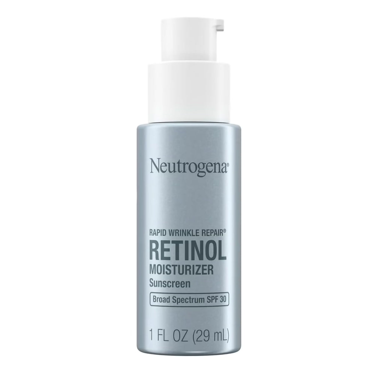 Neutrogena Rapid Wrinkle Repair Retinol Moisturizer Sunscreen SPF 30, 1 oz Pump Bottle