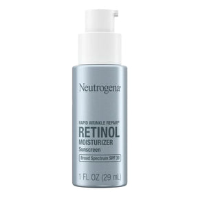 Neutrogena Rapid Wrinkle Repair Retinol Moisturizer Sunscreen SPF 30, 1 oz Pump Bottle