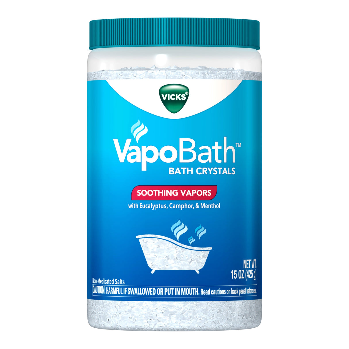 Vicks VapoBath Bath Crystals Soothing Vapors