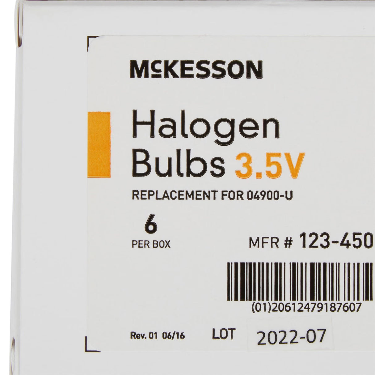 McKesson Ophthalmoscope Replacement Bulb, Halogen, 3.5 Volt, 2.5 Watt