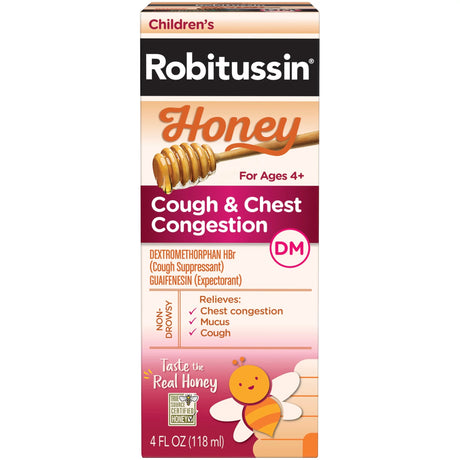 Robitussin Children's Honey Cough & Chest Congestion, 4 fl oz