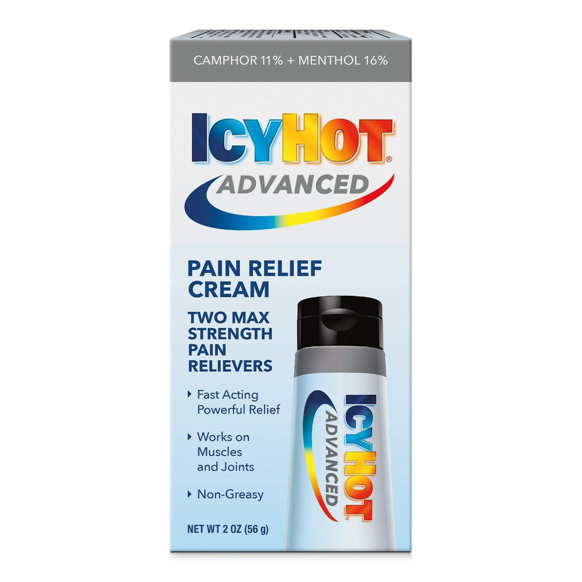 Icy Hot Original Pain Relief Cream, Menthol 10% - 2 oz - LL Medico