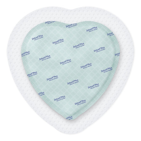 Hartmann Zetuvit Plus Silicone Border Super Absorbent Dressing, Sacral — 7" x 7"