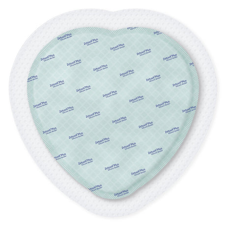 Hartmann Zetuvit Plus Silicone Border Super Absorbent Dressing, Sacral — 9" x 9"