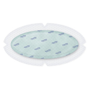 Hartmann Zetuvit Plus Silicone Border Dressing, Oval, Super Absorbent — 4.7" x 9"