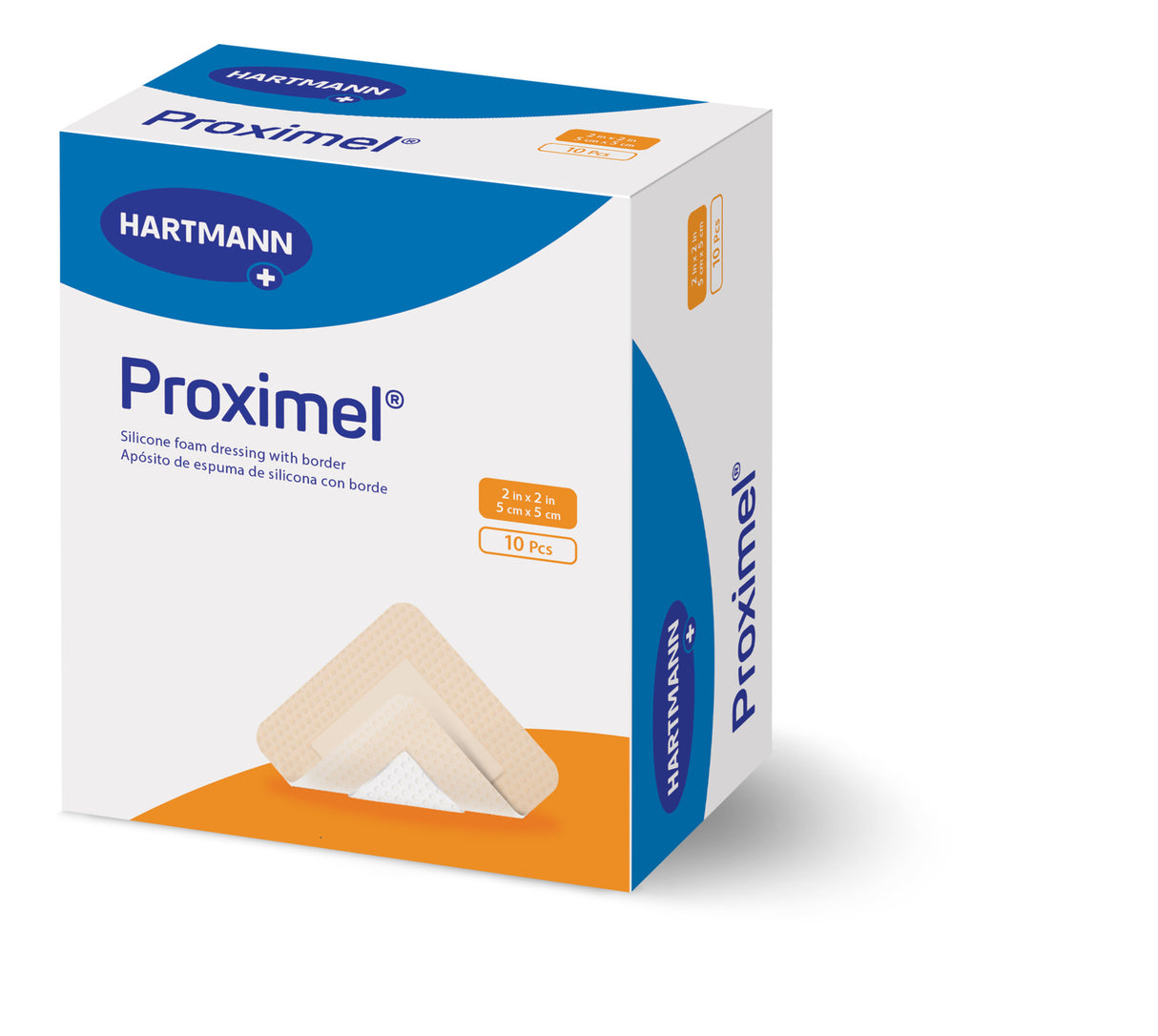 Proximel Silicone Adhesive Foam Dressing, 9.2 x 9.2 Inch