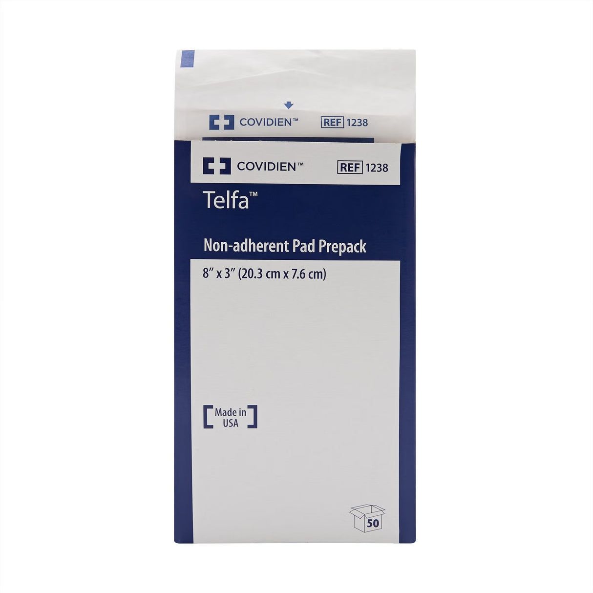 Cardinal Health Telfa Ouchless Nonadherent Dressing, 3 x 8 Inch