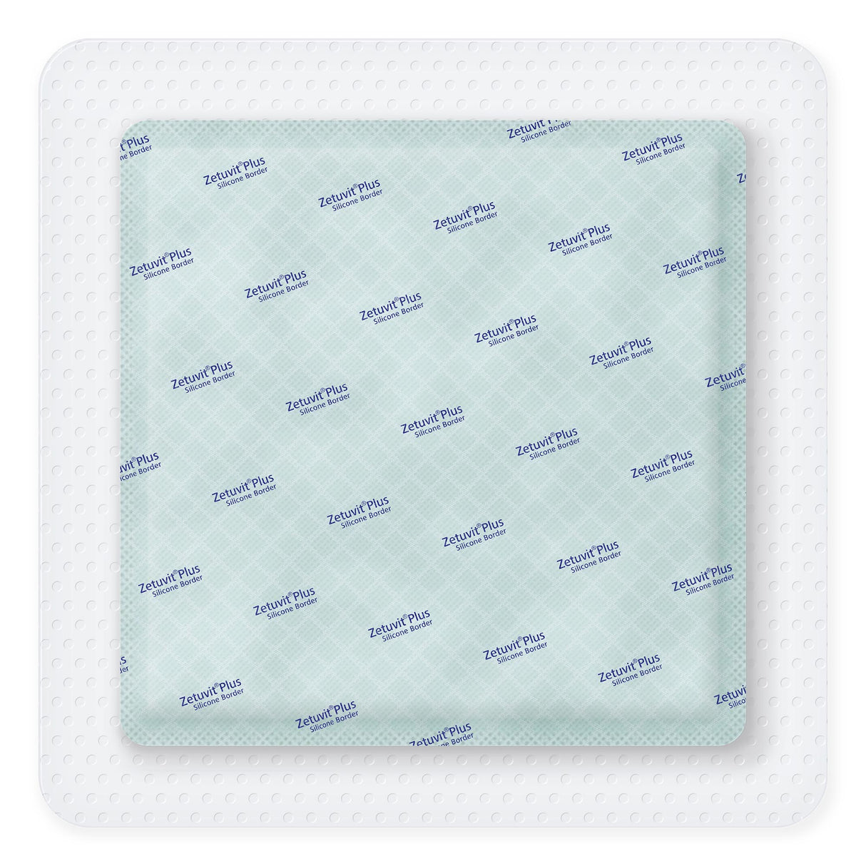 Hartmann Zetuvit Plus Silicone Border Super Absorbent Dressing, Square, Bordered — 8" x 8"