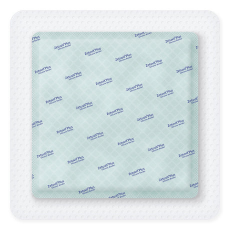Hartmann Zetuvit Plus Silicone Border Super Absorbent Dressing, Square, Bordered — 8" x 8"