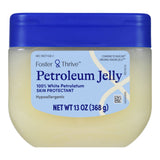 Foster & Thrive Petroleum Jelly, White Petrolatum, Skin Protectant, NonSterile - 13 oz - LL Medico
