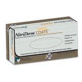 NitriDerm Coats Powder-Free Nitrile Exam Gloves, White