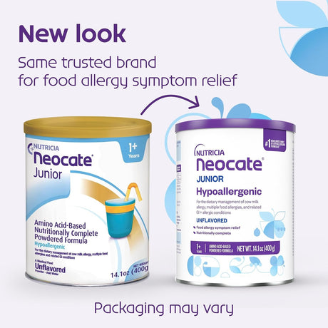 Neocate Junior Amino Acid-Based Formula, Unflavored, 14.1 oz