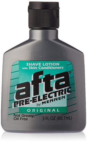 Afta Pre-Electric Shave Lotion, Original, 3 fl oz Bottle