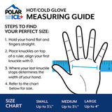 Polar Ice Hot/Cold Therapy Glove, Full-Finger, Flexible Gel Lining, Wrist Length, Medium - 1279484 - LL Medico