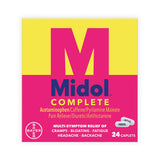 Midol Complete Caplets, Acetaminophen / Caffeine / Pyrilamine Maleate, 500 mg - 60 mg - 15 mg - 12843015859 - LL Medico