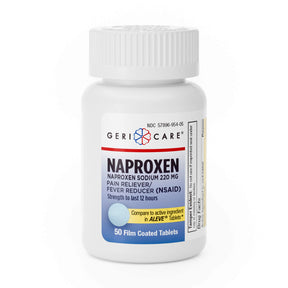 Geri-Care Naproxen Sodium Pain Relief, 220 mg, Tablet - 50 count - LL Medico