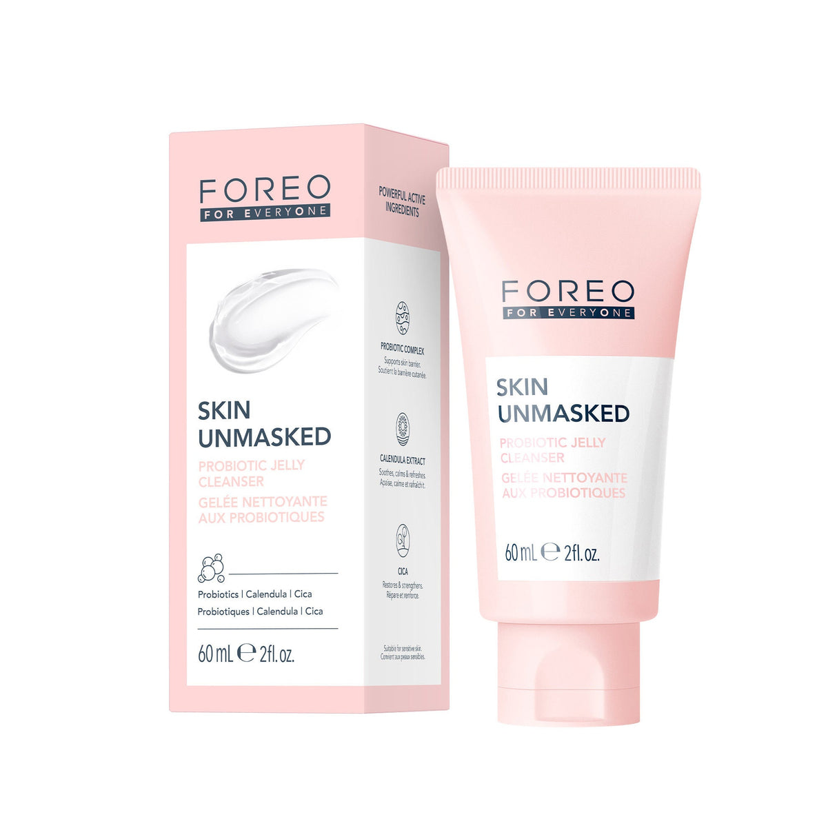 Foreo Skin Unmasked Probiotic Jelly Cleanser, Unscented, 2 fl oz - F3201 - LL Medico