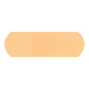 Dukal American White Cross First Aid Adhesive Strip, nonstick Pad, Micro Perforations