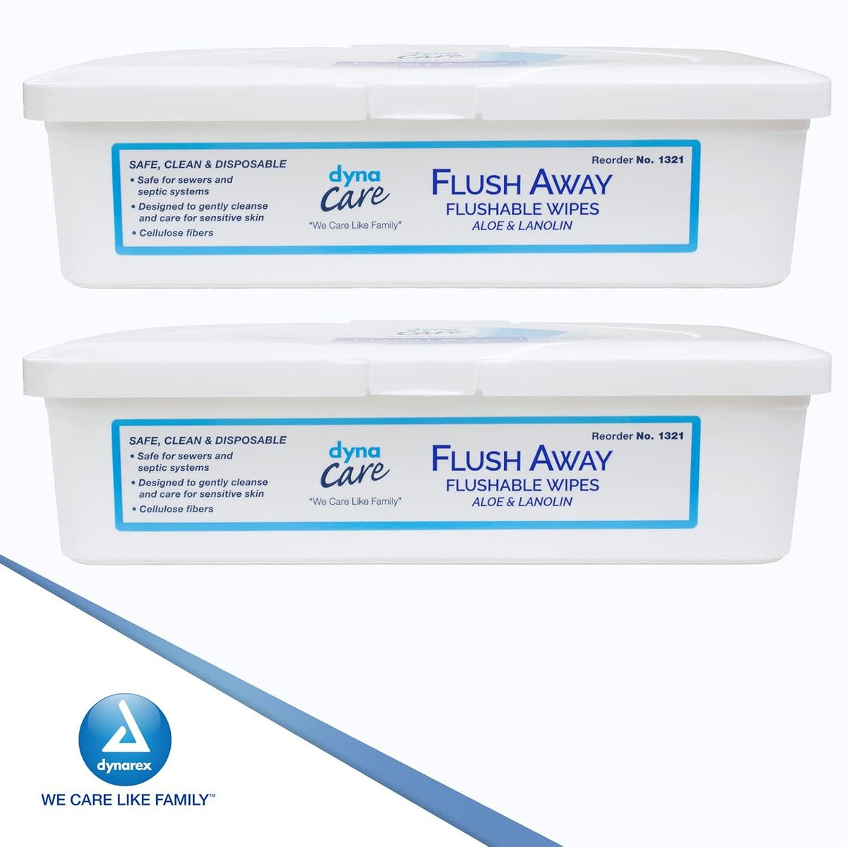 Flush Away Flushable Wipes, Aloe & Lanolin, 9" x 13"