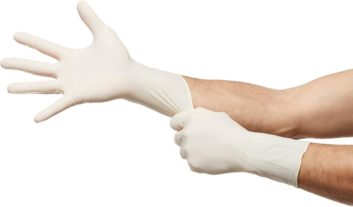 NitriDerm Nitrile Surgical Gloves, Sterile, Powder-Free, White