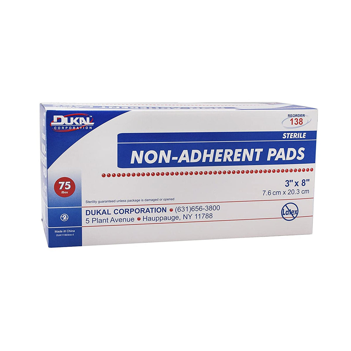 Dukal Nonadherent Dressing, 3 x 8 Inch