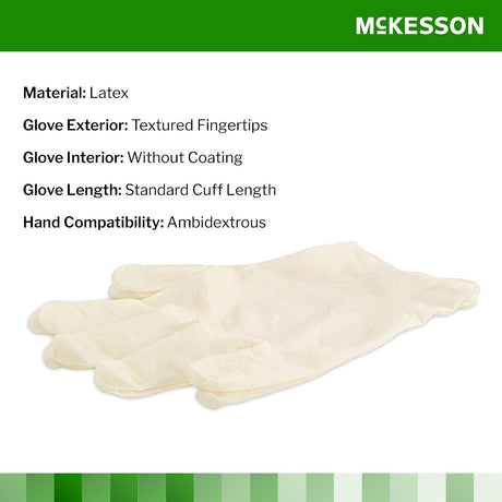 McKesson Confiderm CL Latex Exam Gloves, Powder-Free