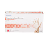 McKesson Stretch Vinyl Exam Gloves - 14-814 - LL Medico