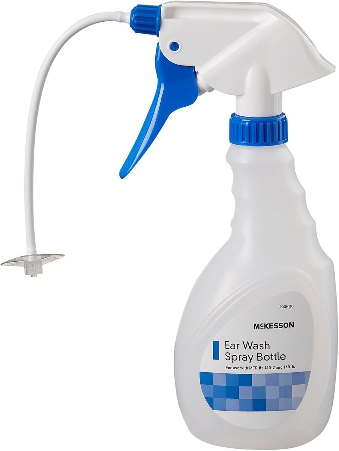 McKesson Ear Wash System with Basin, Flexible Tube & 23 Disposable Tips