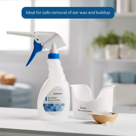 McKesson Ear Wash System Kit with Basin, Spray Bottle and 20 Ear Tips