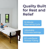 Drive Mattress Overlay Med-aire Pressure Redistribution 78 L X 34 W X 2-1/2 H Inch for Mattresses