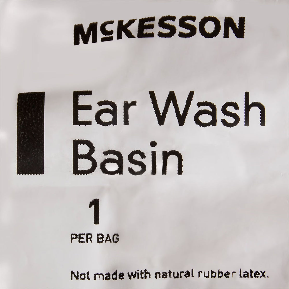 McKesson Ear Basin, Kidney, Reusable, White, Non-Sterile - 1401 - LL Medico