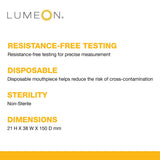 McKesson LUMEON Flow Tube Mouthpiece, Plastic, Disposable, 200 Count