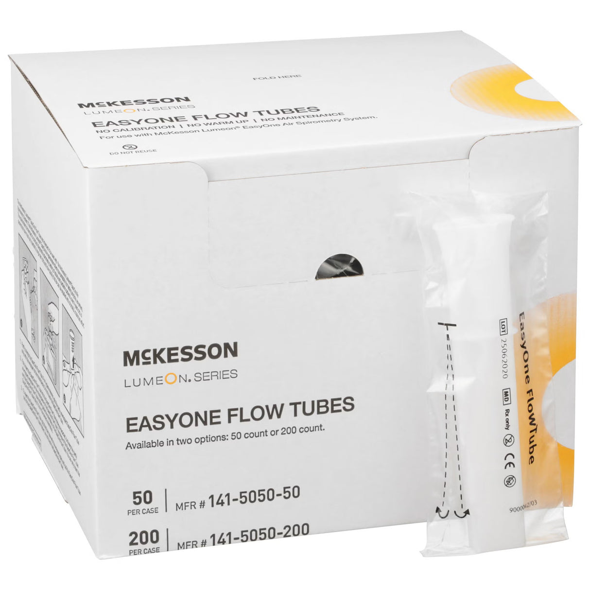 McKesson LUMEON Disposable Plastic Mouthpiece, 50 Count