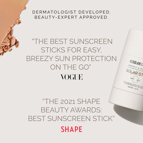 MDSolarSciences Protect & Nourish Solar Stick Tinted Sunscreen SPF 40, 0.6 oz