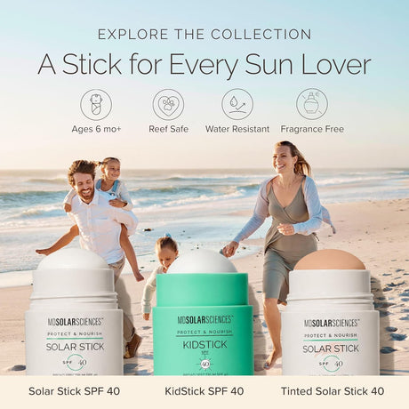 MDSolarSciences Protect & Nourish Solar Stick Tinted Sunscreen SPF 40, 0.6 oz