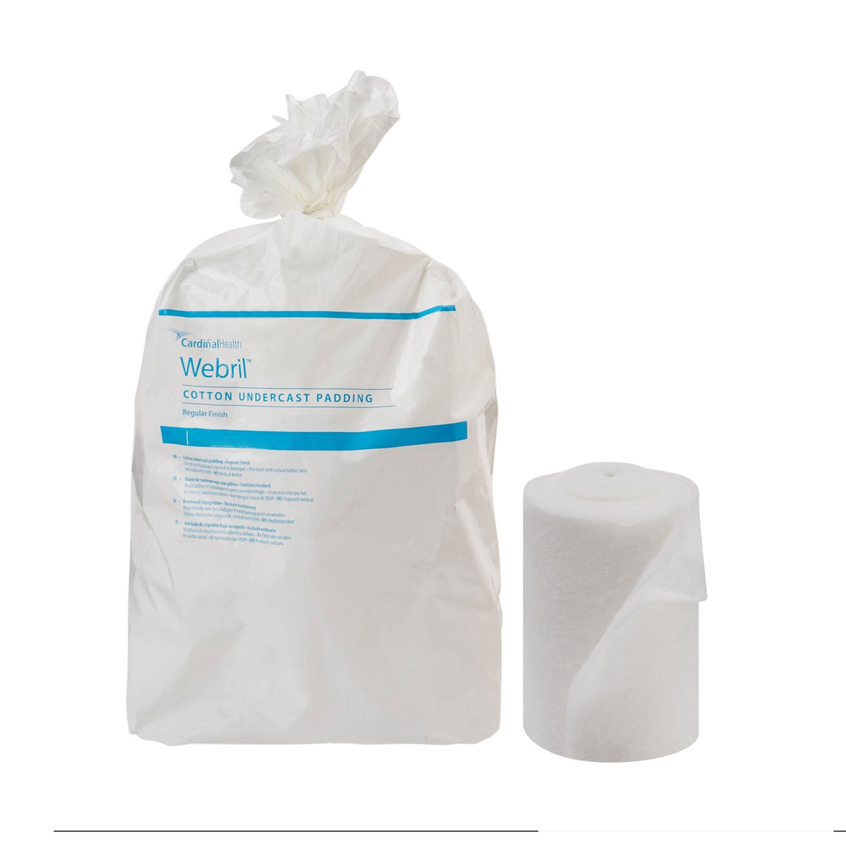 Webril Undercast Cast Padding, Cotton, White, Nonsterile - LL Medico
