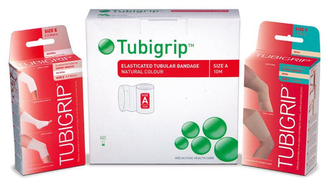 Tubigrip Pull On, Elastic Tubular Support Bandage, Size E, 3.5" x 11 yd, Natural, Nonsterile, Standard Compression - 1434-Single - LL Medico